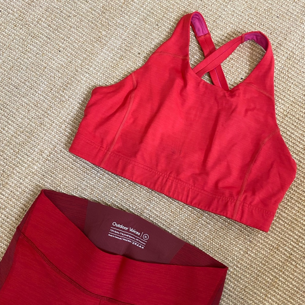 Outdoor Voices Tech Sweat set, XL